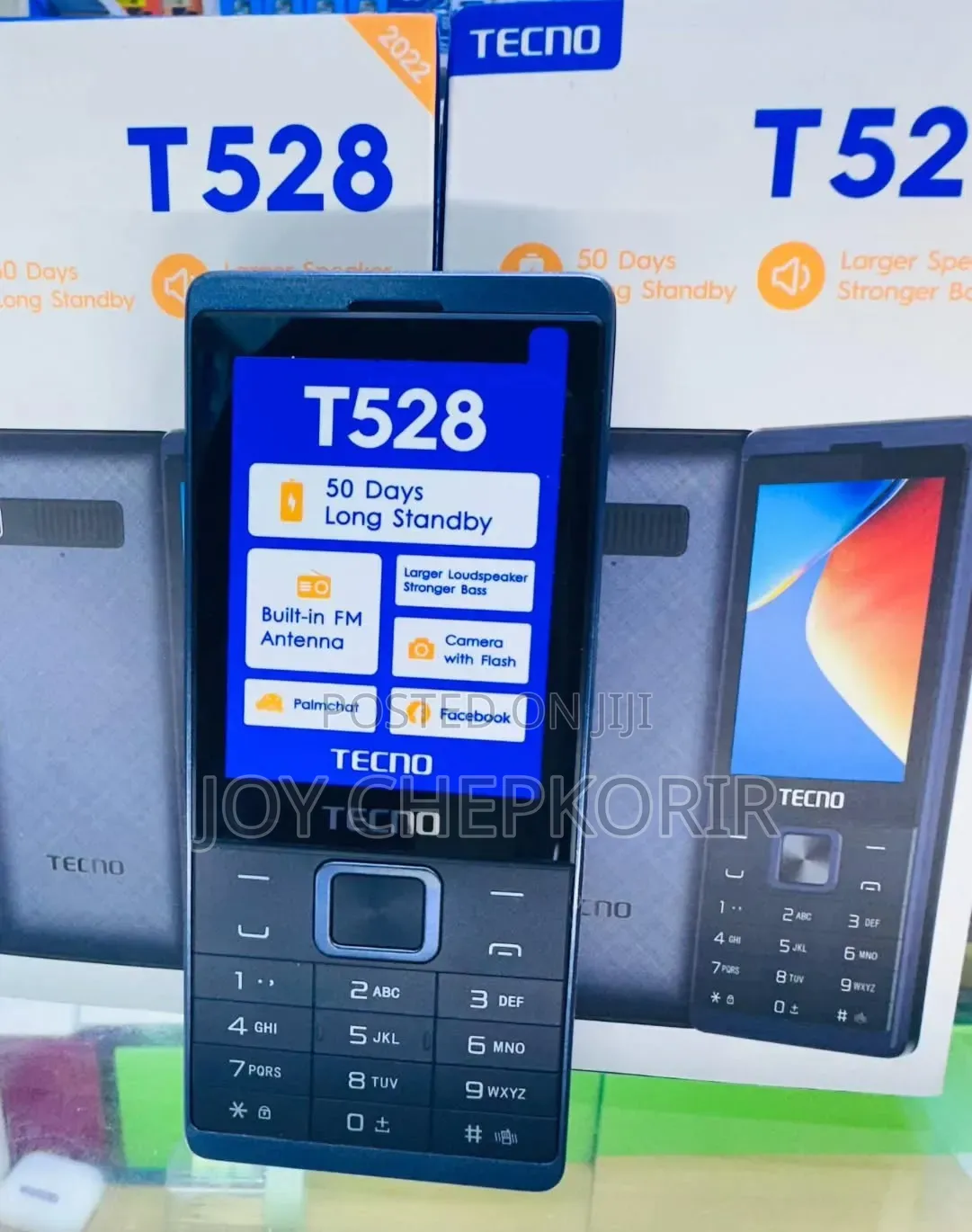 New Tecno T528 Black