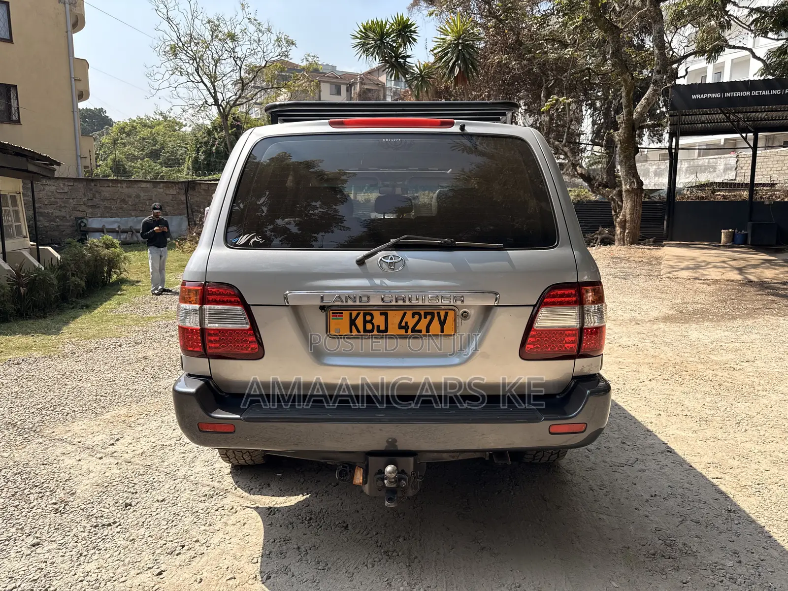 Toyota Land Cruiser 2003 Gray