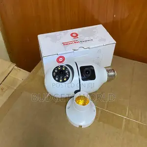 V380 Pro PTZ Bulb Camera – Dual Lens Indoor CCTV With App Control