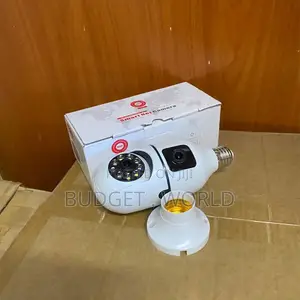 . Dual Lens Indoor Surveillance Camera – WiFi Bulb Camera With Auto Tr