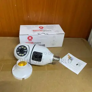 Indoor Dual Lens PTZ Security Camera – WiFi Bulb Design