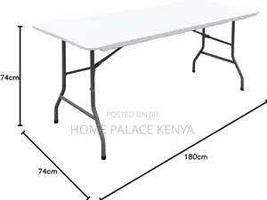 Outdoor Table: 180 Centimetre Generic Collapsible Premium Table