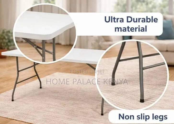 Outdoor Table: 180 Centimetre Generic Collapsible Premium Table