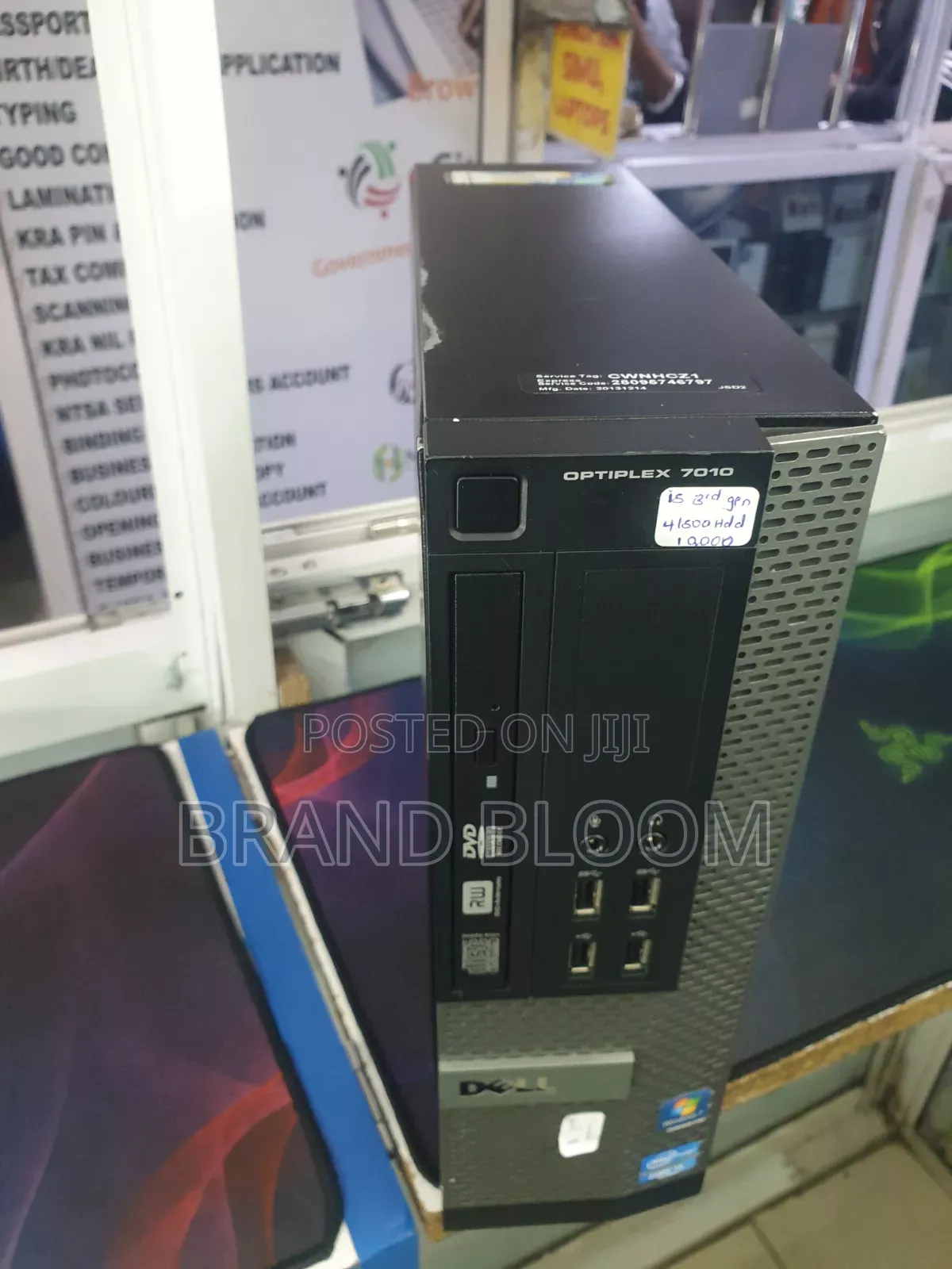 Desktop Computer Dell OptiPlex 7010 4GB Intel Core i5 HDD 500GB