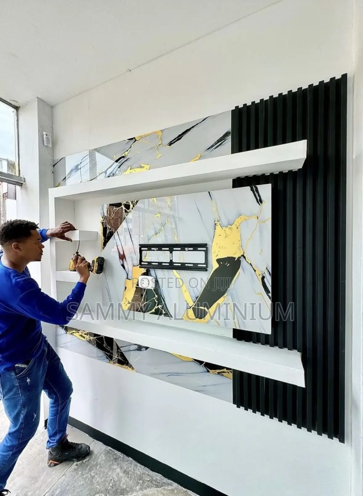Media Wall and TV Cabinet