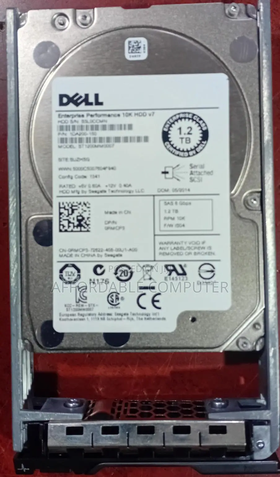 Dell Enterprise Class- Gen 14 Sas 12Gbps 1.2Tb RPM 1.2TB