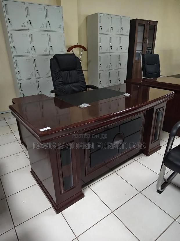 Mahogany Office Desk - thumbnail 2
