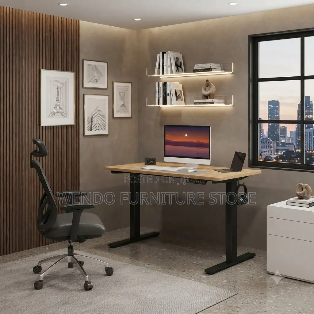 Office Desk; 1.8 Meters Electric Adjustable Productivity Desk