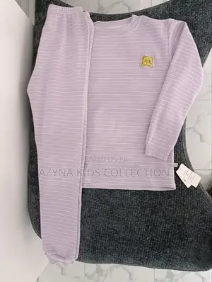 Stripped Fleece PJS