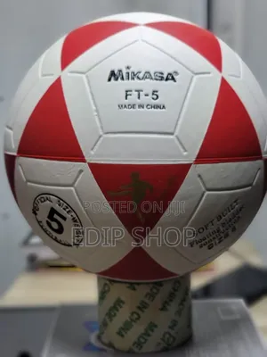 Red and White Mikasa Kids Football