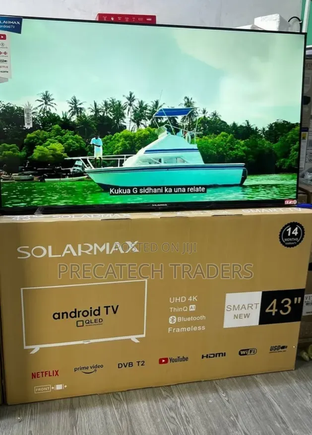 Solarmax 43" Frameless UHD Smart TV