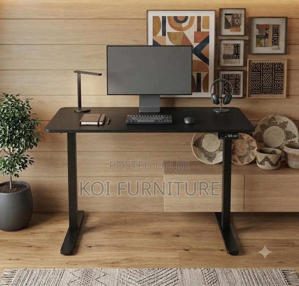 Office Desk; 1.2 Meter Adjustable Desk Featuring Motor