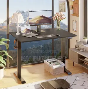 Office Desk; 1.2 Meter Adjustable Desk Featuring Motor