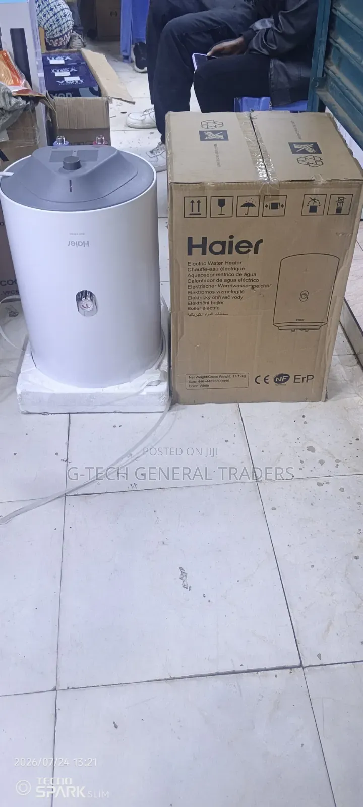 Haier 50l Electric Water Heater – Reliable Hot Water Every Day