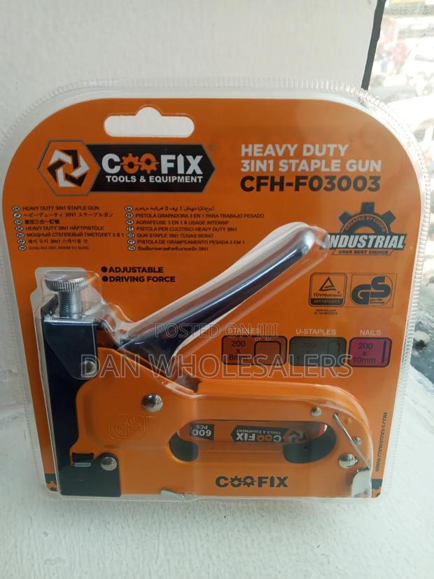3 in 1 Staple Gun With Free 600 PCs Staples - main view