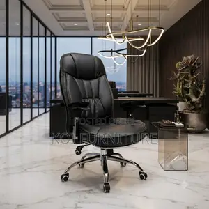 Office Chairs; Home Office Leather Recliner High Backrest Chair