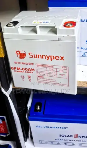 Sunnypex Deep Cycle Gel Battery 80ah 20hrs