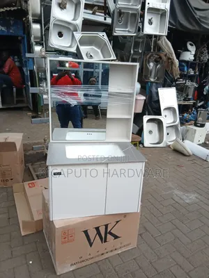 Vanity Cabinet With Marble