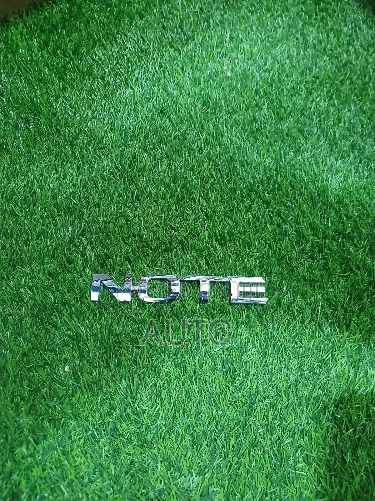 Nissan NOTE Name Emblem Badge – Premium OEM Style Rear Boot Logo