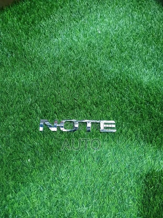 Nissan NOTE Name Emblem Badge – Premium OEM Style Rear Boot Logo - thumbnail 2