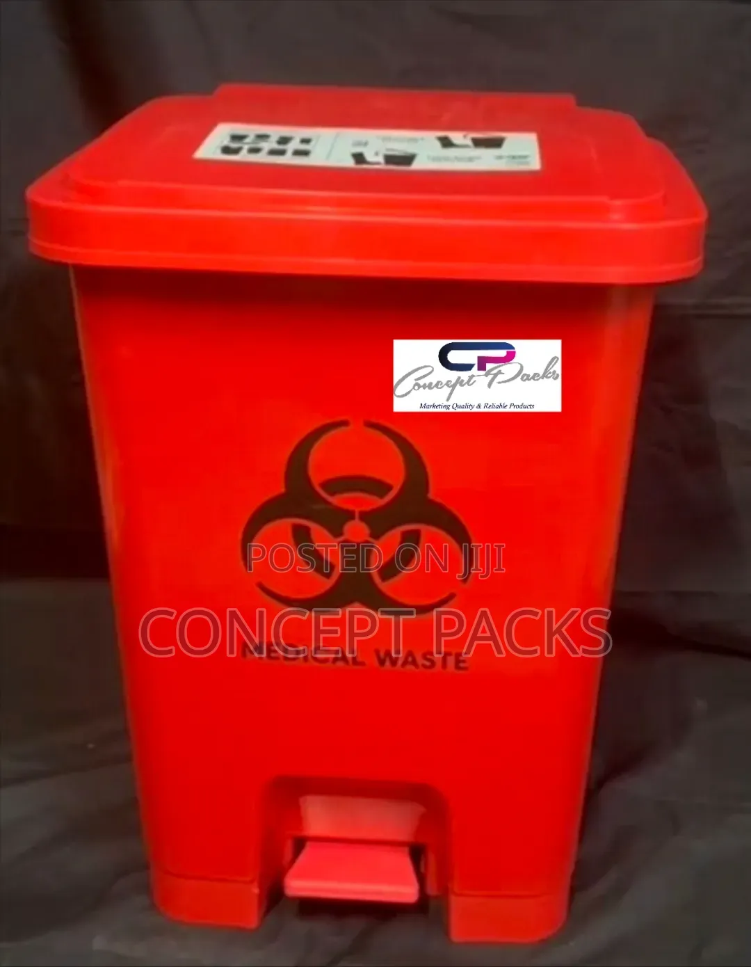 NEL Medical Pedal Bin – 30 Litres (Printed)