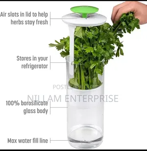 BPA Free Refrigerator Herb/ Vegetable Saver