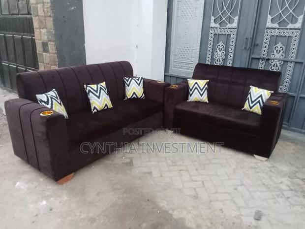 Purple 5 Seater Sofa