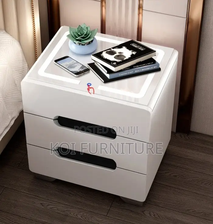 Storage Unit; Home Bedside Cabinet With Charger