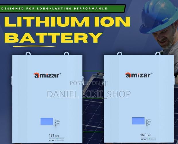 Lithium Ion Amizar 2.56kwh Battery 48v 6000cycles