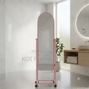 Dressing Room Long Mirror With Wheels
