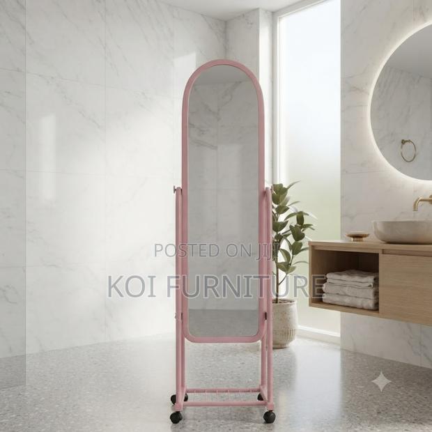 Dressing Room Long Mirror With Wheels - thumbnail 5