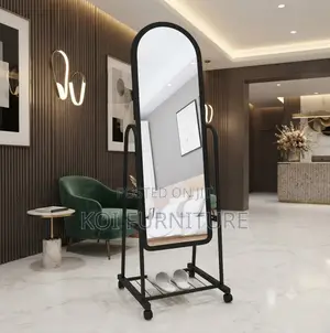 Dressing Room Long Mirror With Wheels