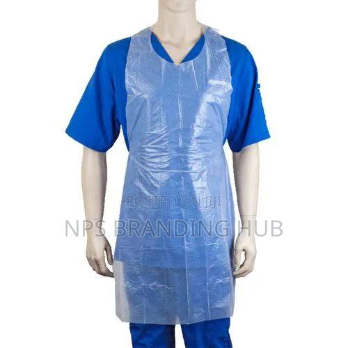 Disposable Plastic Aprons Clear - thumbnail 2