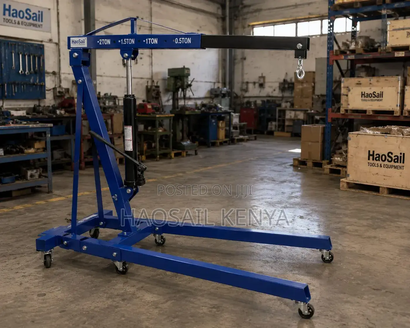 Car Engine Crane