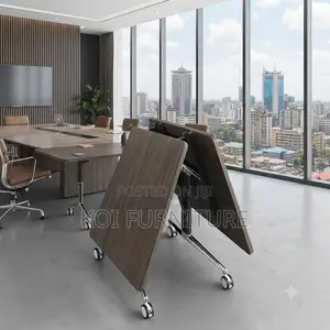 Office Table; 2.4 Meter Office Conference Foldable Meeting Table