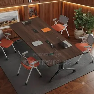 Office Table; 2.4 Meter Office Conference Foldable Meeting Table