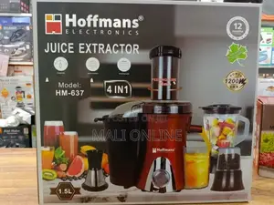 4-in-1 Juice Extractor Blender Grinder Chopper 1.5L Juicer