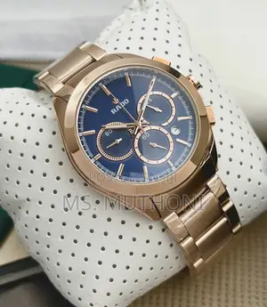 Gents Rose Gold Rado HyperChrome