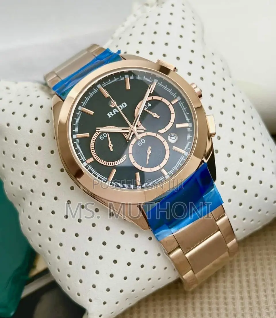 Gents Rose Gold Rado HyperChrome