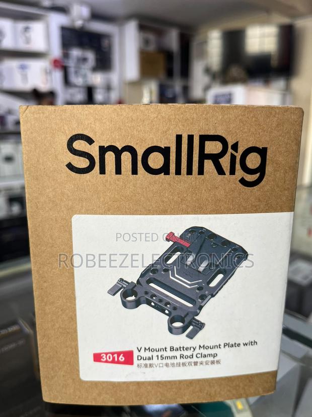SmallRig v-Lock Battery Plate With 15mm LWS Rod Clamp (#3016)