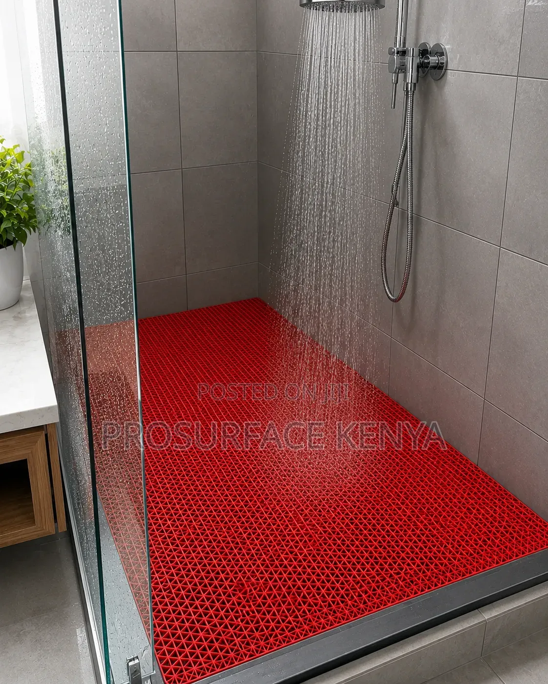 Heavy Duty PVC Anti-Slip Mat – Waterproof, Durable Safe Flooring