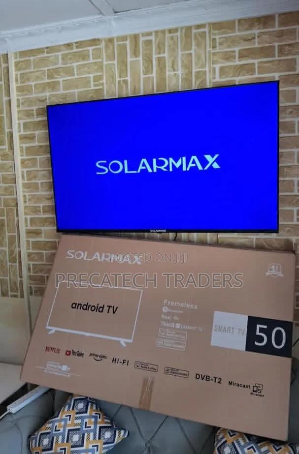 Solarmax 50 Inch Smart Android Frameless TV - main view