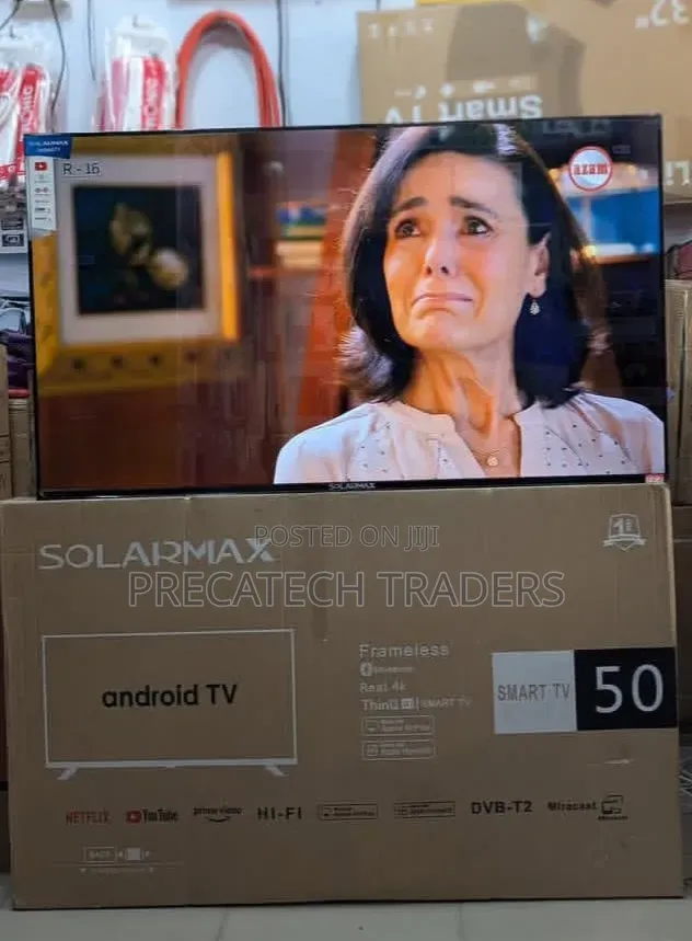 Solarmax 50 Inch Smart Android Frameless TV