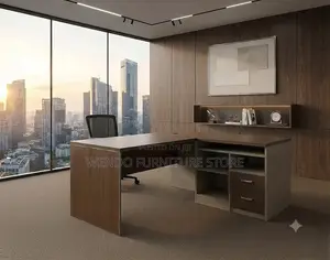 Office Desk; 1.6 Meters Executive Desk With Spacious L Return Storage