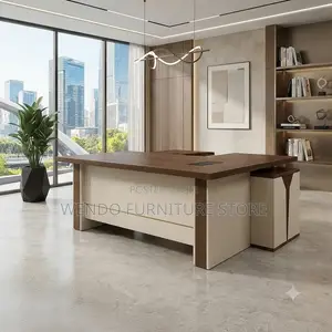 Office Desk; 1.6 Meters Executive Desk With Spacious L Return Storage