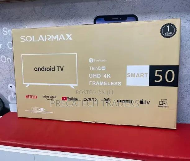 Solarmax 50" Frameless LED Android TV - main view