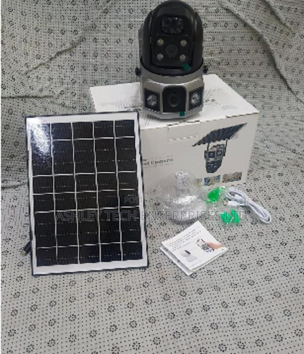 New 4G Dual Lens Solar Security Camera With Night Vision