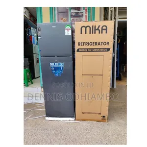 Mika 255L, 2 Door Top Mount Freezer, No Frost, Line Siver Dark