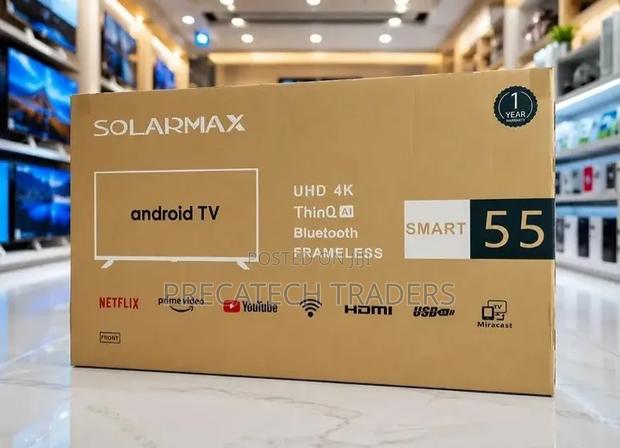 Solarmax 55" Frameless Smart TV With Bluetooth - main view