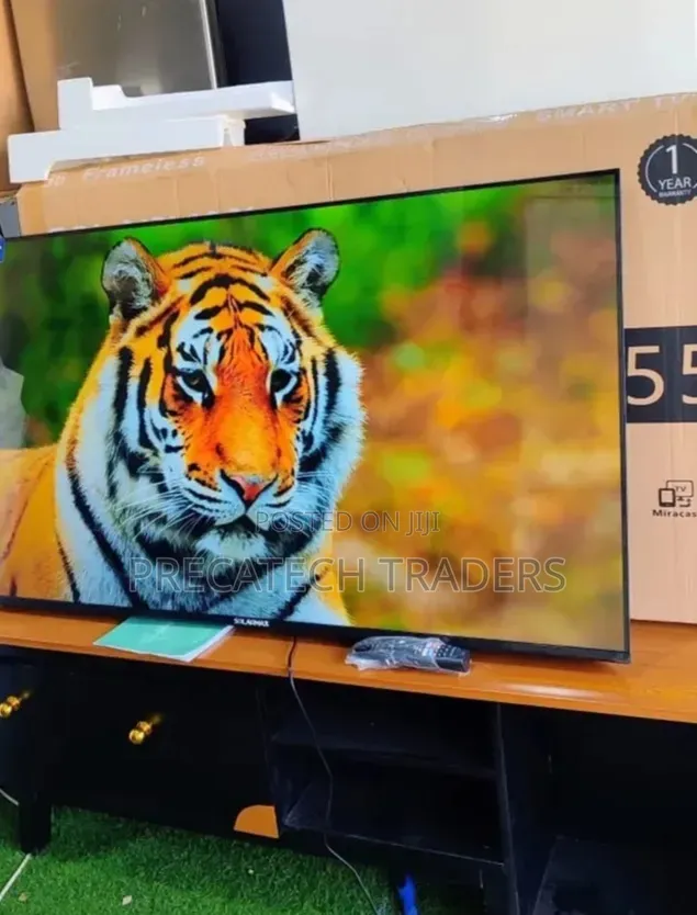 Solarmax 55" Frameless Smart TV With Bluetooth